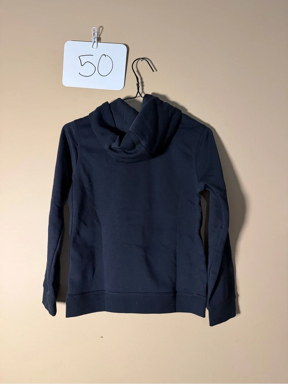 Nike Kids size Medium Black Swoosh Pullover Hoodie new with tags